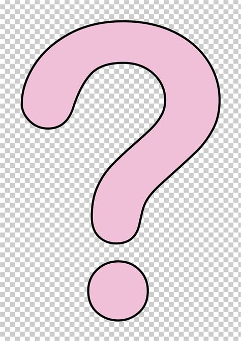 Pink Question Mark Clipart Black