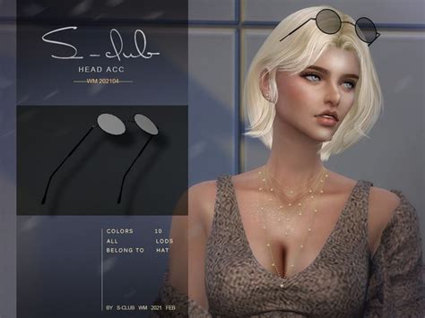 Sims 4 — S-Club ts4 WM Headacc 202104 by S-Club — Head accessories, 10 swatches, hope you like ...