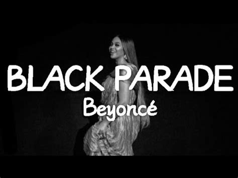 Beyonce - Black Parade (Lyrics) - YouTube