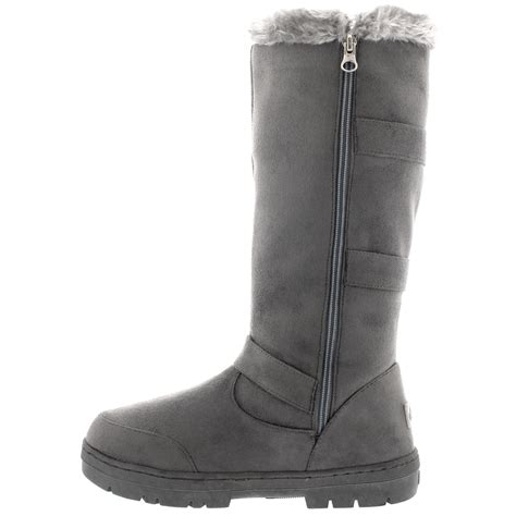 Ladies Knee High Waterproof Snow Winter Warm Fashion Fur Lined Boots All Sizes | eBay