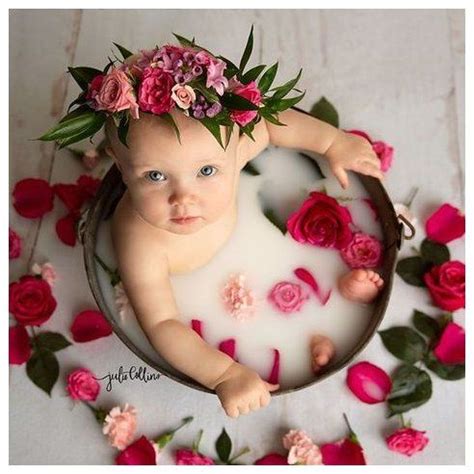 Baby Girl Newborn Photos, Baby Girl Pictures, Milk Bath Photography, Newborn Baby Photography ...