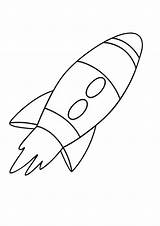 Free Rocket Coloring Pages sketch template