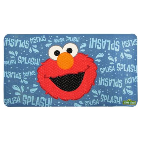 Sesame Street Elmo Color Changing Bath Mat 15" x 27" - Walmart.com - Walmart.com