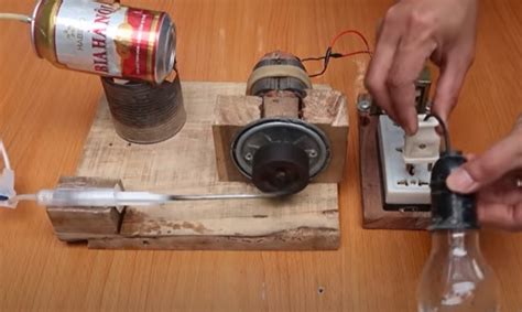 Here's how to make your own steam engine generator at home