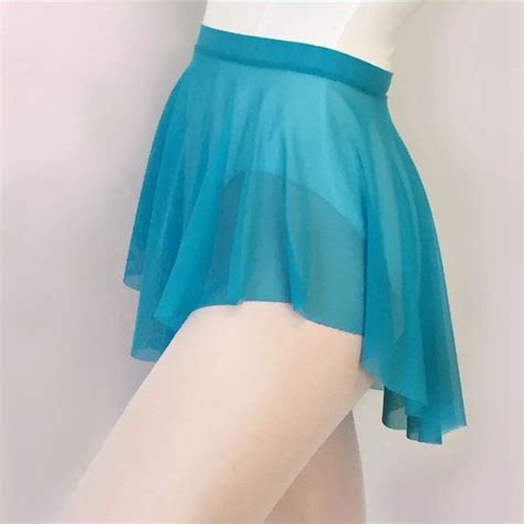 Dance skirt- Peacock Blue Sheer Mesh Ballet skirt- Dance -Royall Dancewear | Dance wear, Dance ...