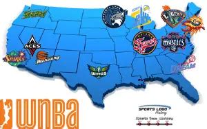 WNBA Teams Map 2018 – 300 x 200