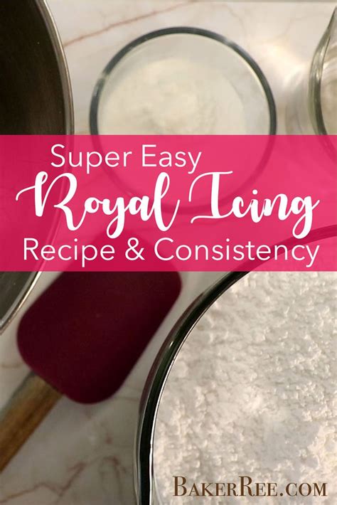 Easy Royal Icing Recipe and Consistency Guide | Easy royal icing recipe ...