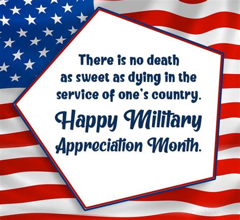 Military Appreciation Month Wishes and Quotes - WishesMsg