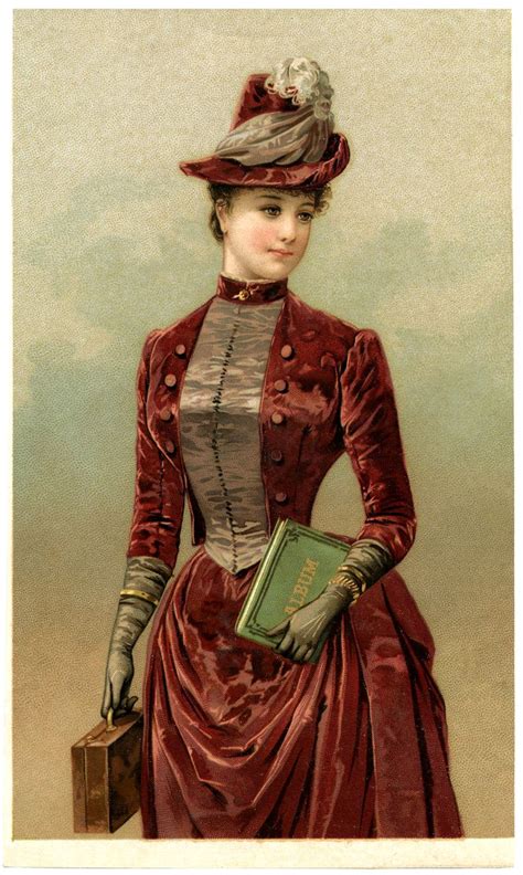 Victorian Lady Image in Velvet Dress | DMing Reference - Classical England | Victorian women ...