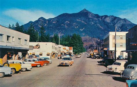 Wallace Street in Hope, BC c. 1958. www.hopebc.ca | Old Hope | Pinterest