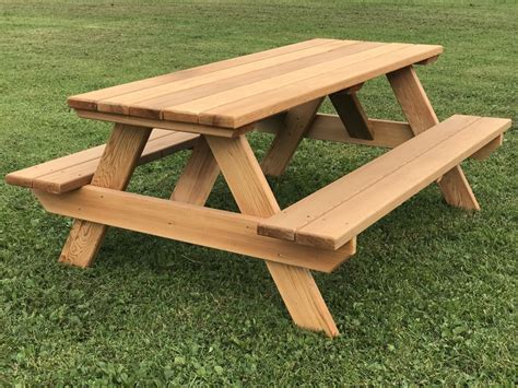 Children's Picnic Table with Seats | Kids picnic table, Kids outdoor furniture, Rustic outdoor ...