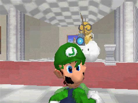 Supper Mario Broth - In Super Mario 64 DS, Luigi can pass through the...