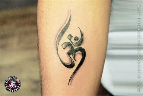 Amazing Ohm Om Tattoo with Shadow Effect ohmtattoo ohm tattoo ...