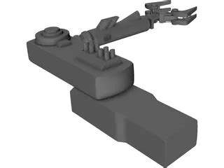 Robot Arm 3D Model - 3DCADBrowser