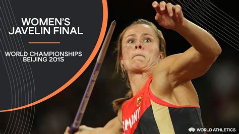 Women's Javelin Final | World Athletics Championships Beijing 2015 - YouTube