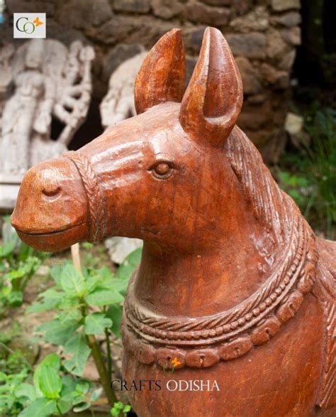 Sandstone Horse Ghoda Sculpture for Home and Garden(1 unit) - CRAFTS ODISHA