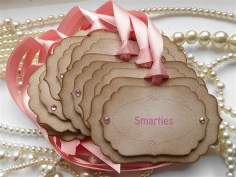 Items similar to Candy Buffet Labels, Pink Candy Buffet, Custom Tags ...