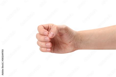 Male hand, holding something, cut out Stock Photo | Adobe Stock