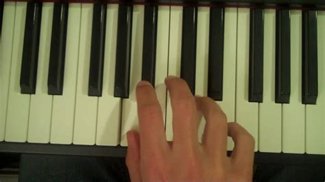 How To Play an Asus4 Chord on Piano - YouTube