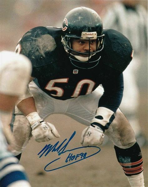 Mike Singletary Chicago Bears Autograph Signed 8x10 print | Etsy