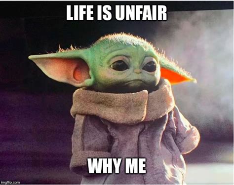 Sad Baby Yoda - Imgflip