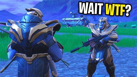 I GOT THE THANOS SKIN IN FORTNITE! (I FOUND ANOTHER IN MY LOBBY!) - YouTube