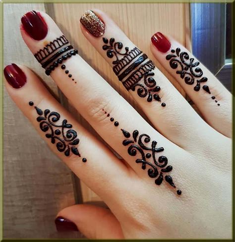 Finger Mehndi Design Simple Photo Finger 2019 New Style Simple Mehndi ...