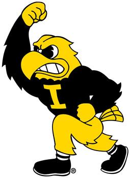 University of Iowa Wall Decals, Iowa Decals, Herky Iowa Mascot