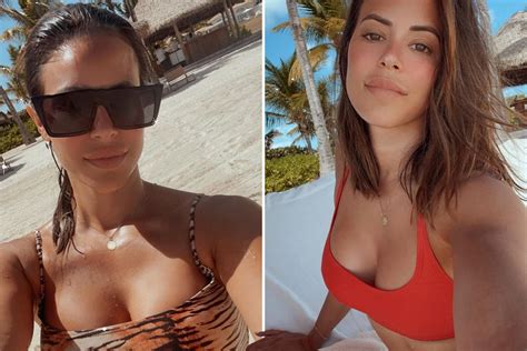 WWE & ESPN star Charly Arnolt aka Charly Caruso shares breathtaking bikini top selfie on Antigua ...