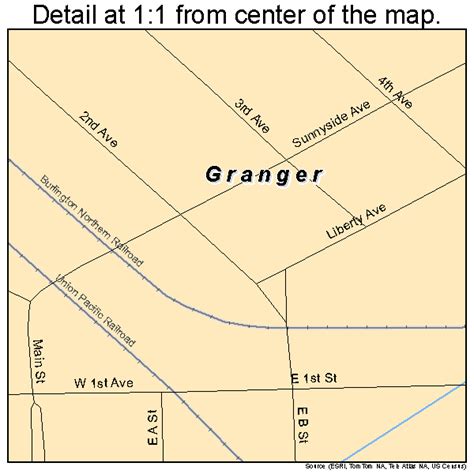 Granger Washington Street Map 5327960