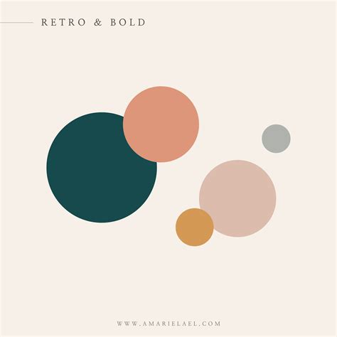 Retro & bold color palette inspiration. Amarie Lael Design. | Color palette pink, Retro color ...