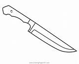 Antique Knife Coloring Page  Pages Color knife sketch template