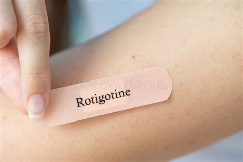 Rotigotine Transdermal Patch Stock Image - Image of sticker, syndrome: 282685865