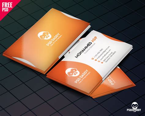 [Download] Business Card Design PSD Free | PsdDaddy.com