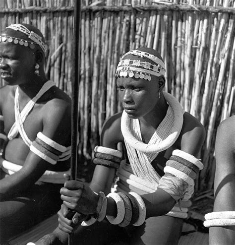 Africa | Ndebele men, dressed for a rare initiation ceremony. Ndebele ...