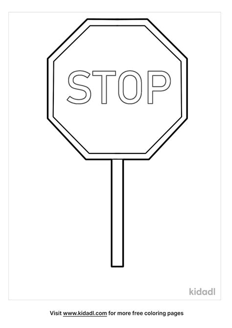 Stop Sign Coloring Page - vrogue.co