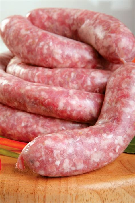 Raw Pork Sausage - Prepared Food Photos, Inc.