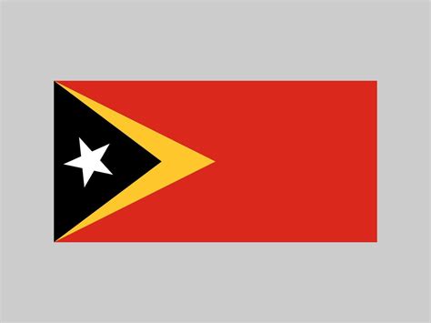 East Timor flag, official colors and proportion. Vector illustration. 7587322 Vector Art at Vecteezy