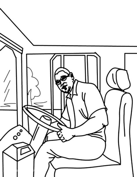 Bus Driver Drawing at GetDrawings | Free download