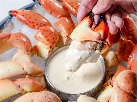 Stone Crab Claws With Mustard Dipping Sauce Recipe