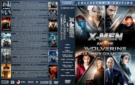 X-Men and the Wolverine Ultimate Collection R1 Custom DVD Cover - DVDcover.Com