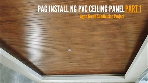 Pag Install Ng Pvc Ceiling Panel Sa Agan North Subdivision Project ...