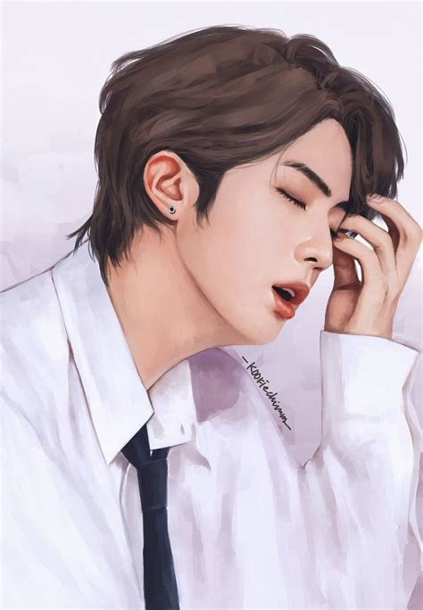 Kookoo⁷🐋 on Twitter | Fan art, Bts jin, Bts chibi