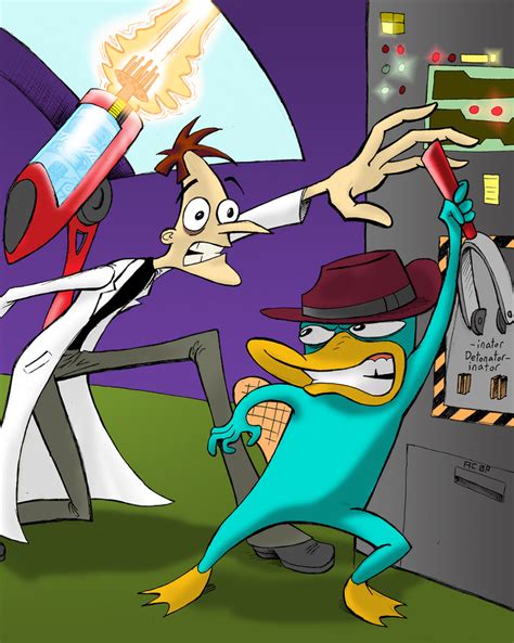 Perry Vs. Doofenshmirtz by Transypoo on DeviantArt