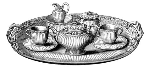 Free Vintage Tea Cliparts, Download Free Vintage Tea Cliparts png images, Free ClipArts on ...