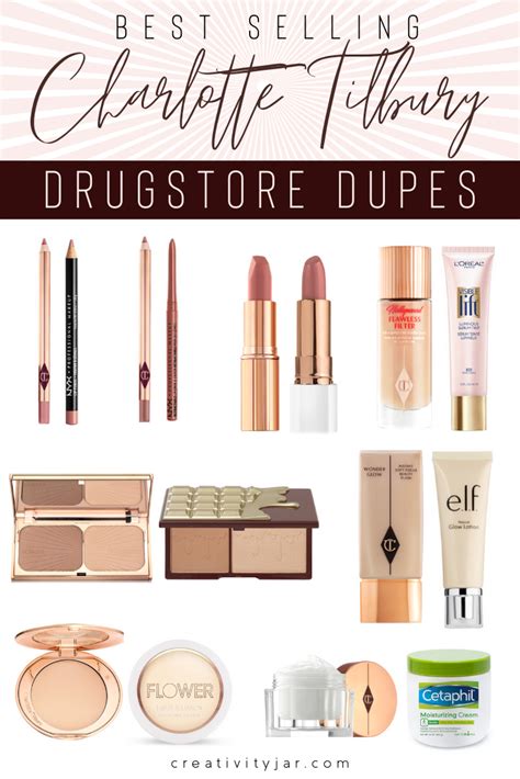 Affordable Charlotte Tilbury Dupes - Creativity Jar