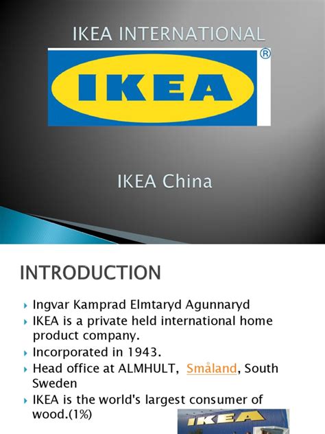 ikea china .pptx | Business Economics | Market (Economics)