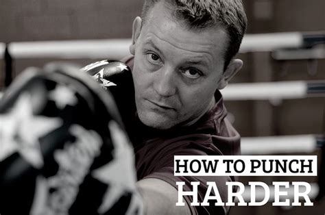 How To Punch Harder | Punch, Workout routine, Hard punch