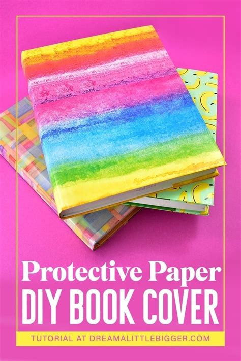 How to Make a Book Cover from Paper ⋆ Dream a Little Bigger