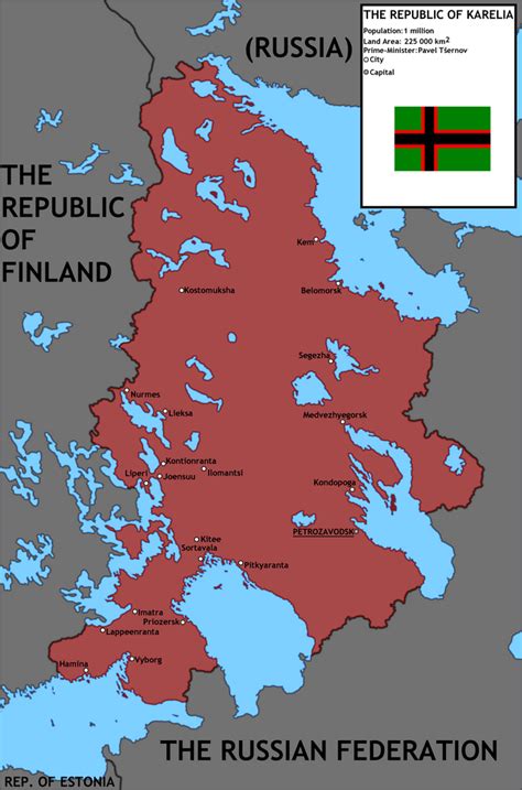 The Republic of Karelia : r/imaginarymaps